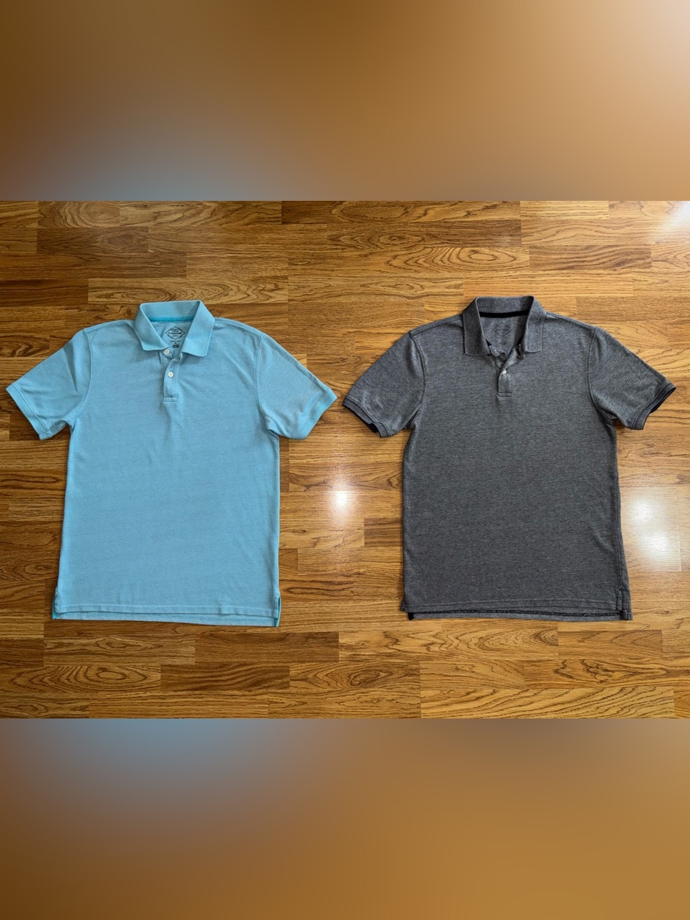 St John’s Bay Legacy Polo Short Sleeve Shirt 2 Piece Lot Men’s Size Small READ